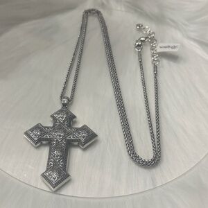 Brighton "MUMTAZ CROSS" Necklace.  Rare